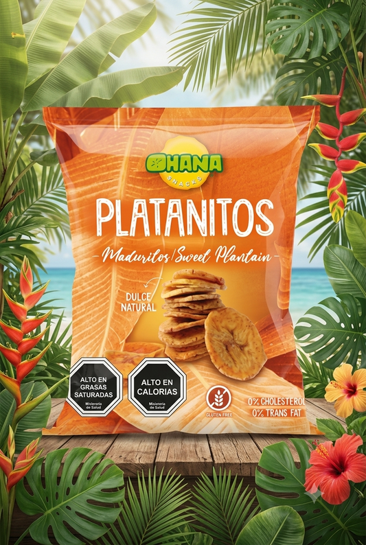 PLATANITO DULCE OHANNA 65GR - 24 UND